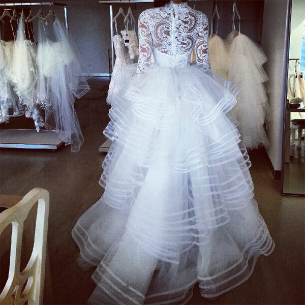ruffles, tulle, dress and lace