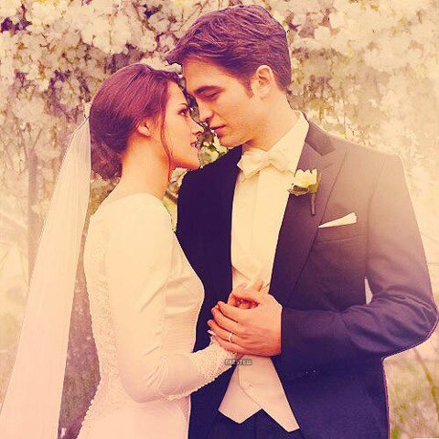 bella and edward, twilight, breaking dawn part 2 and twilight wedding