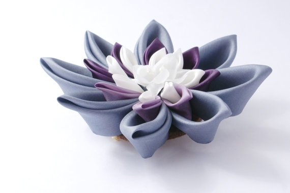 hair floweer, wedding kanzashi and kanzashi