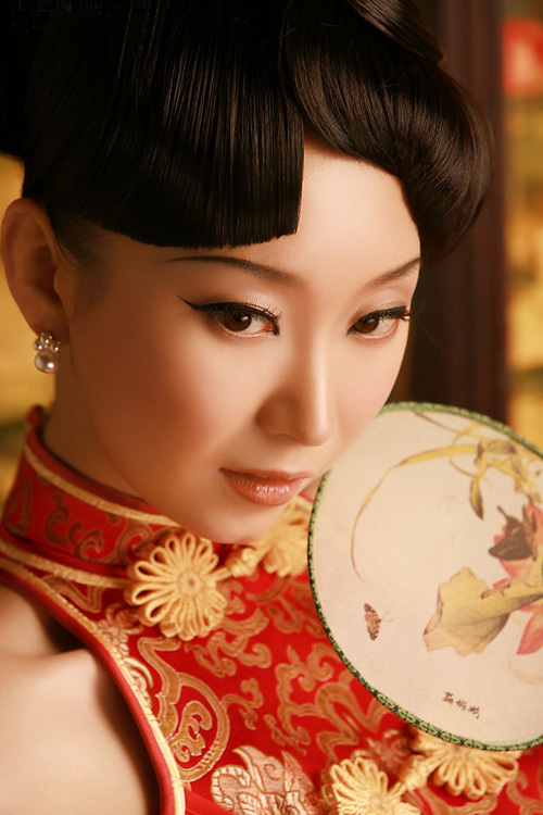 linda monada, qipao, fashion and wedding dress