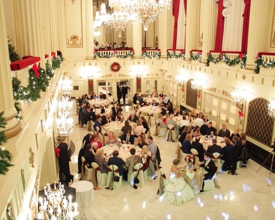 couple, christmas wedding and white