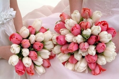 wedding flower, tulip and wedding idea