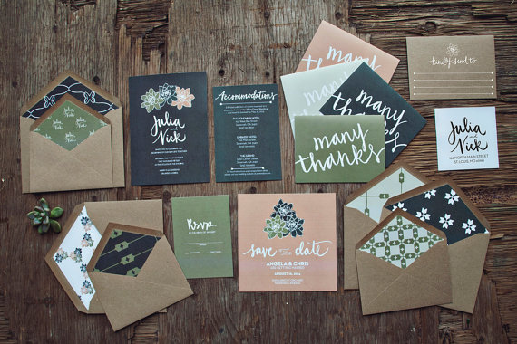 Paper, calligraphy and invitations