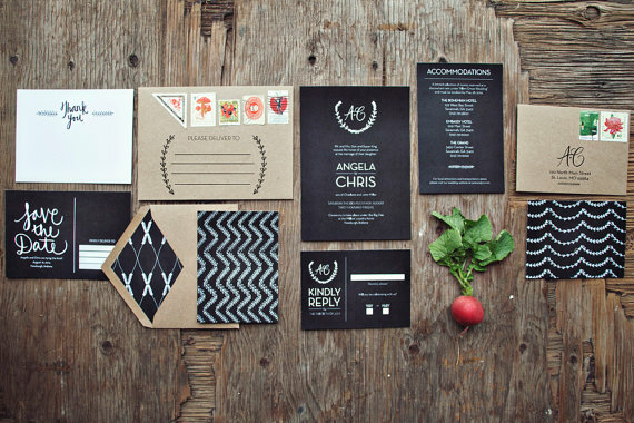 Paper, etsy and calligraphy