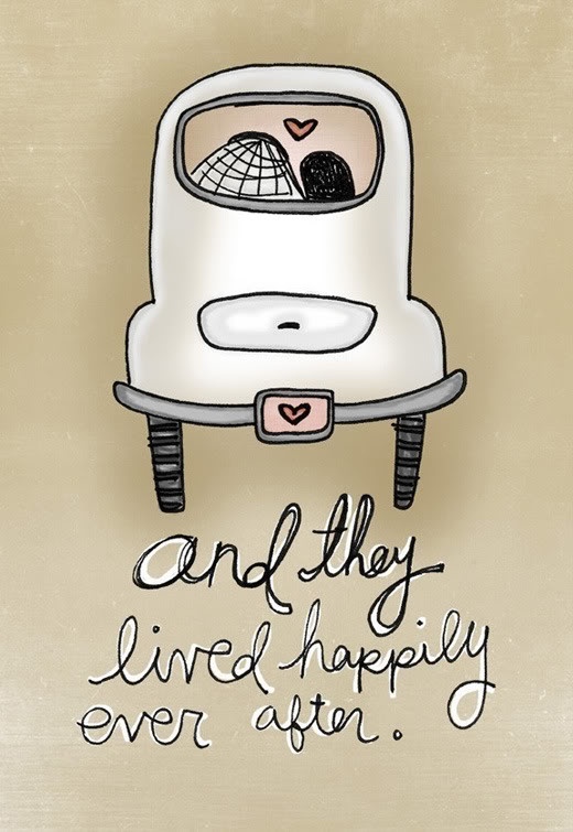 husband, wife, newlyweds and live happily ever after