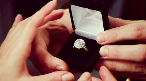 diamond, marriage and propousal