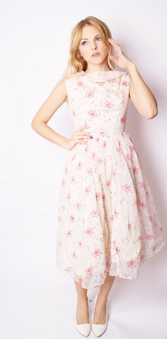 50s dress, dress, retro style and etsy
