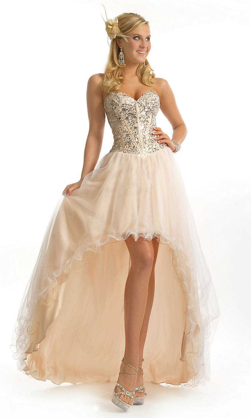 nice, dress, heels and pretty