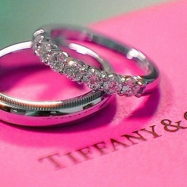 sofia diamanti, rings, pink and tiffany