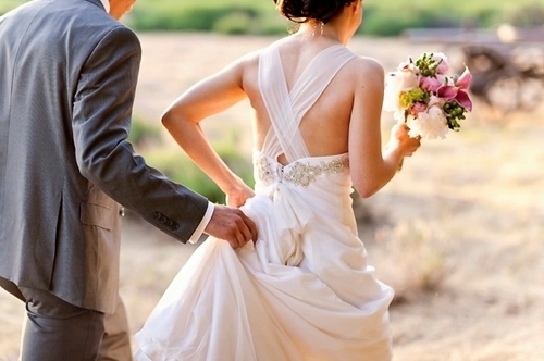 marriage, love and flowers