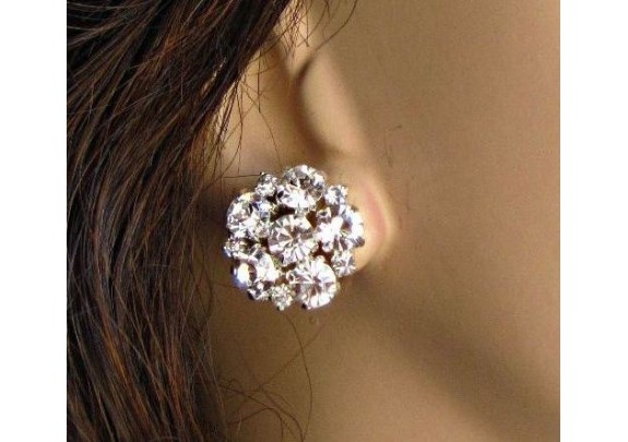 crystal, jewelry and earrings