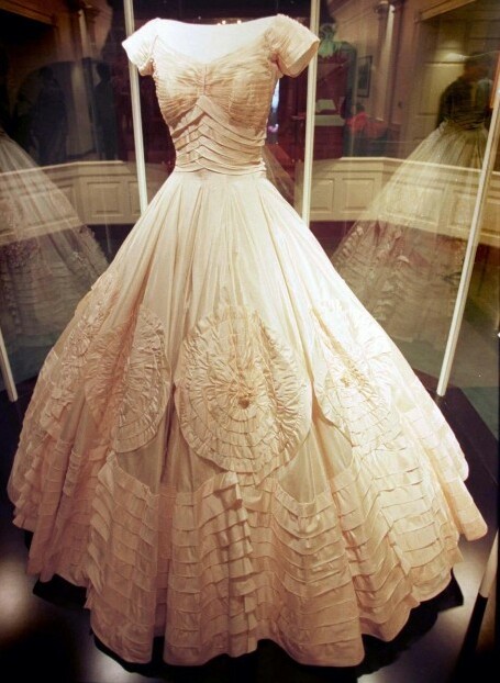 wedding dress, vintage, white and gown