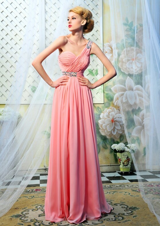 pink dress, bridesmaid dresses, beautiful and prom dress