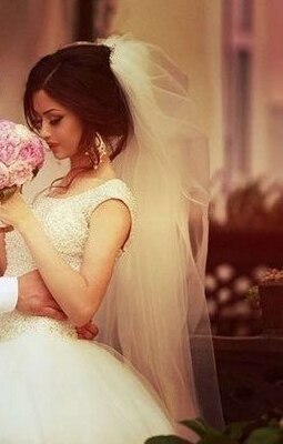 roses, wedding dress and white