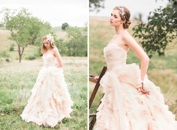 wedding dress, bride and photo