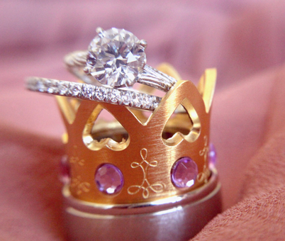 pink, diamonds and boy