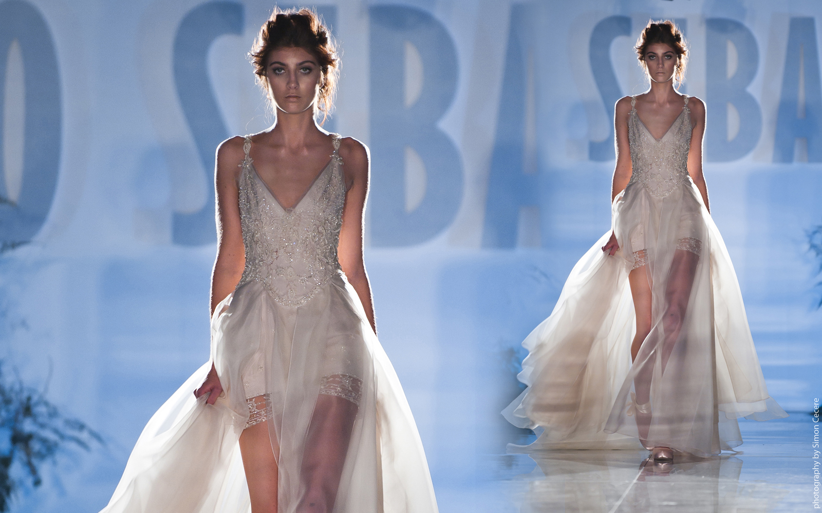 wedding dress, beautiful, gown and paolo sebastian