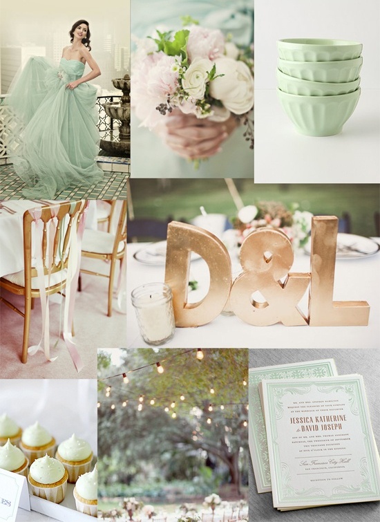 light green, flowers, wedding theme and wedding details