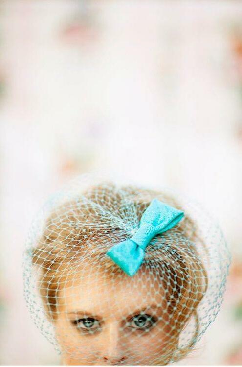 bridal veil, veil, weddings and blue