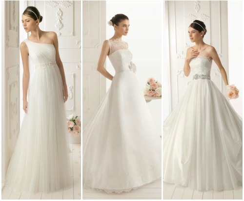 white, wedding dresses and aire barcelona 2013