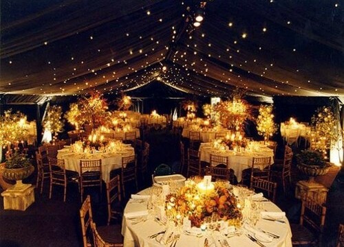 party, diner and lights