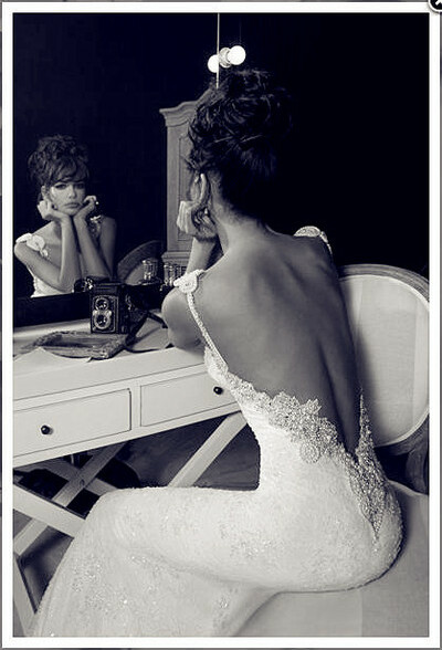 simply elegant, lace and diamonte and love