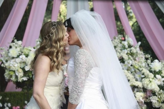 calzona wedding, kiss and greys anatomy