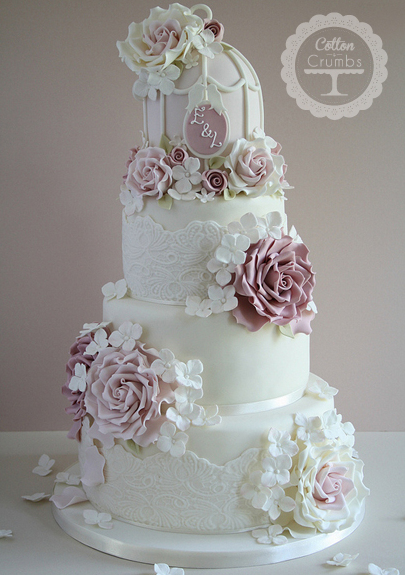Cake Decorating, rose and cake