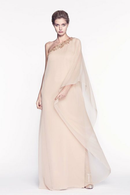 runway, reem acra and dress