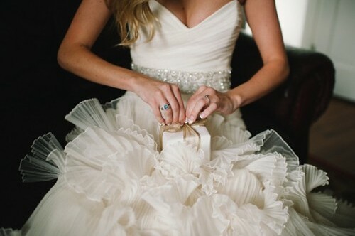 luxury dress, present and fashion