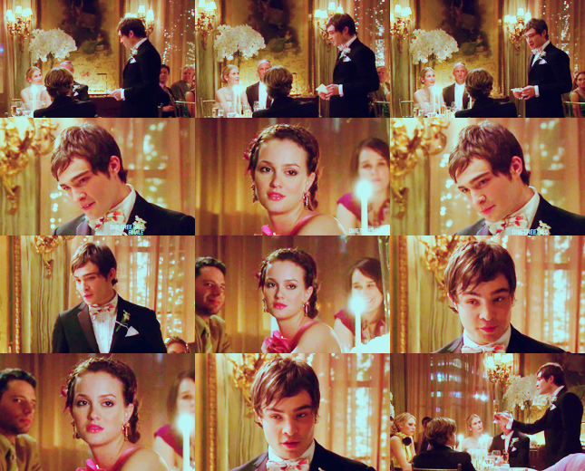 flowers, pink dress, chuck bass and kiss