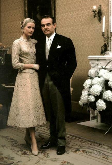 lace, champagne-coloured and grace kelly