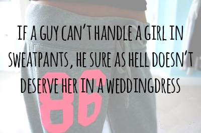 weddingdress, dress and sweatpants