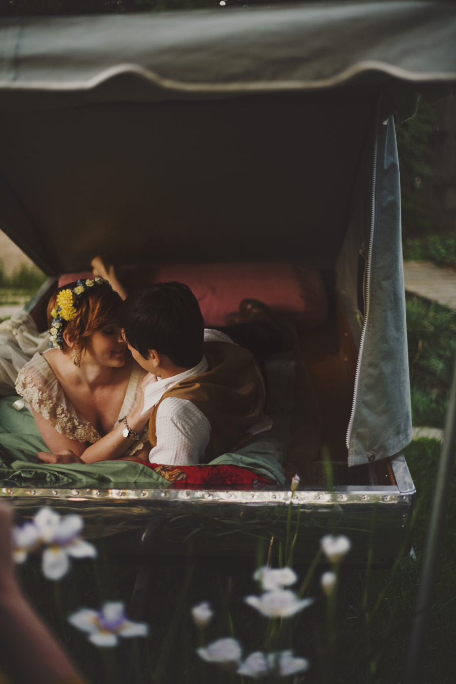 couple, love, ginger and short hair