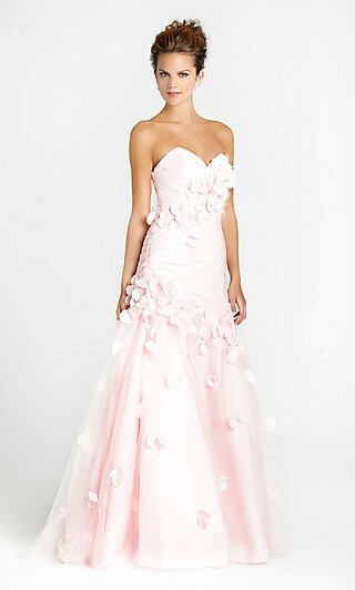 dress, long dress and wedding dress