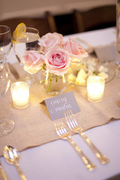decorations, flowers and table