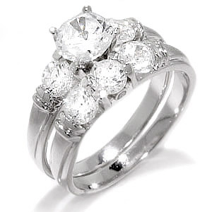 diamond, dream ring and wedding ring