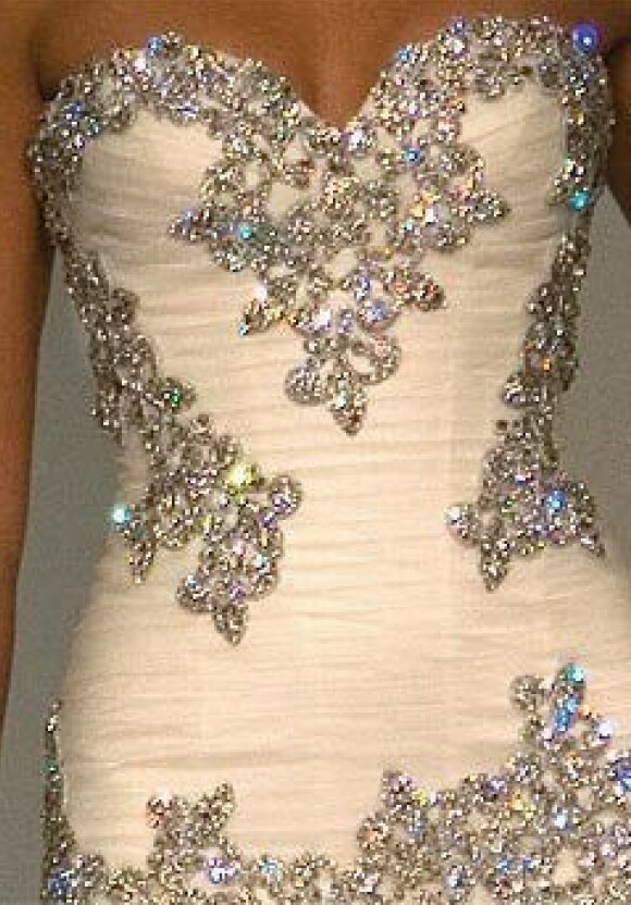beautiful, dress, sequence and tan