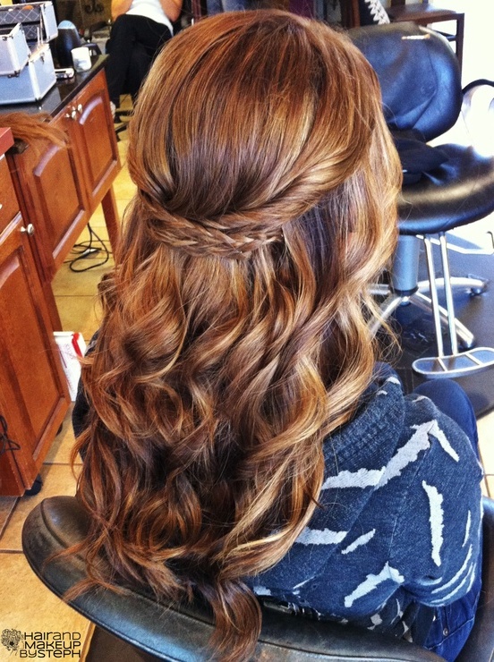 blue, bun, orange and natural