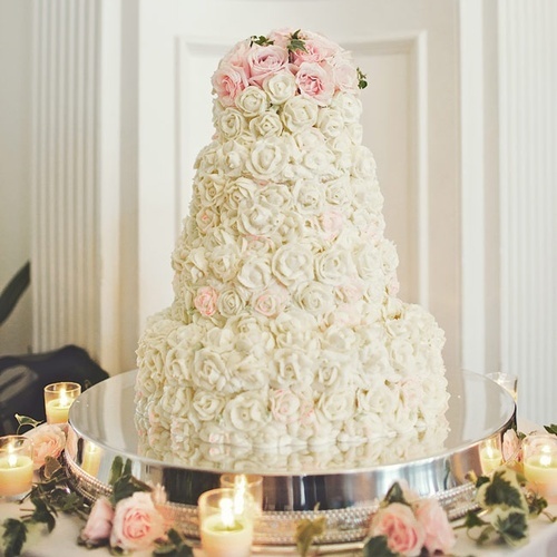 roses, rose cake, lovely and wedding cake