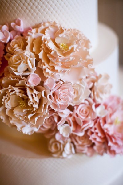 cake, flowers and decoration