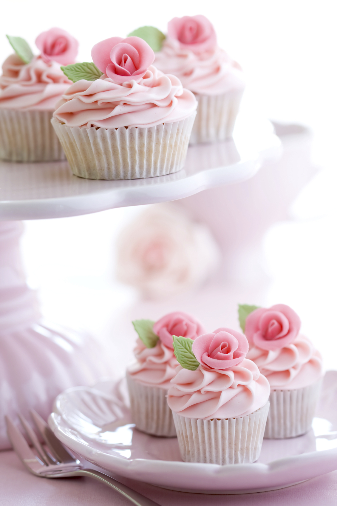 flowers, delicious, sweets and muffin