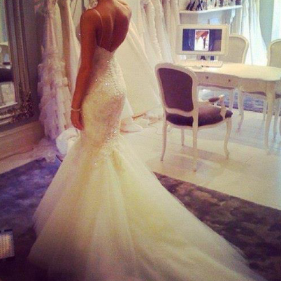 beautiful, white and dress