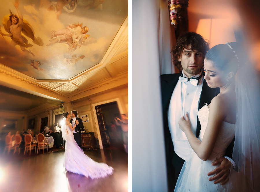 bride, wedding veil, happy and smile