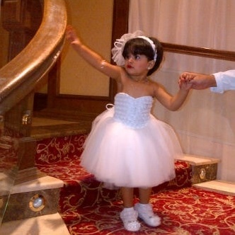 white, outfit and pink