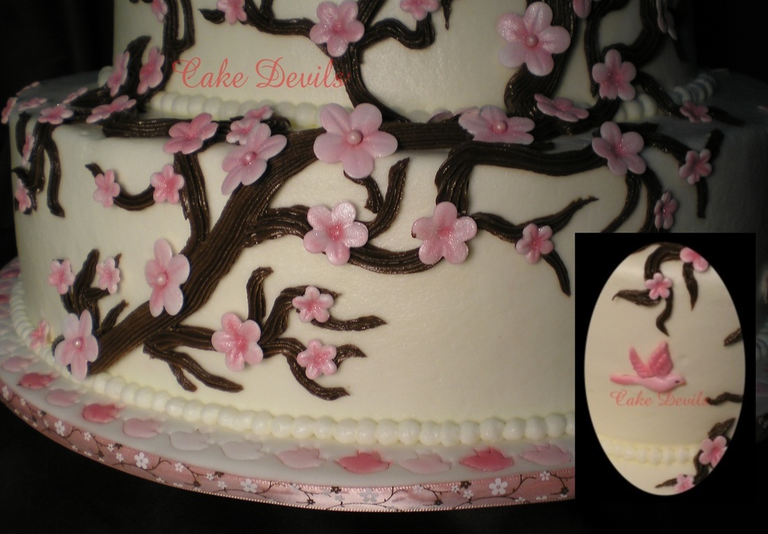 heart topper, round tiered wedding cake, orange county and westchester wedding cakes