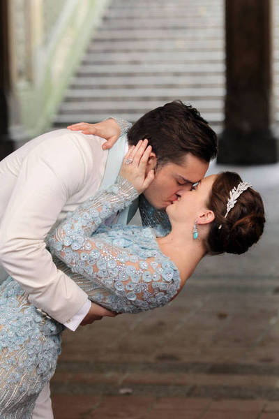 fairytale wedding, girl and ed westwick