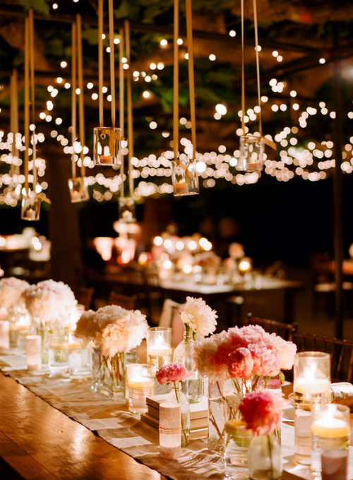 celebration, idea, flowers and candle