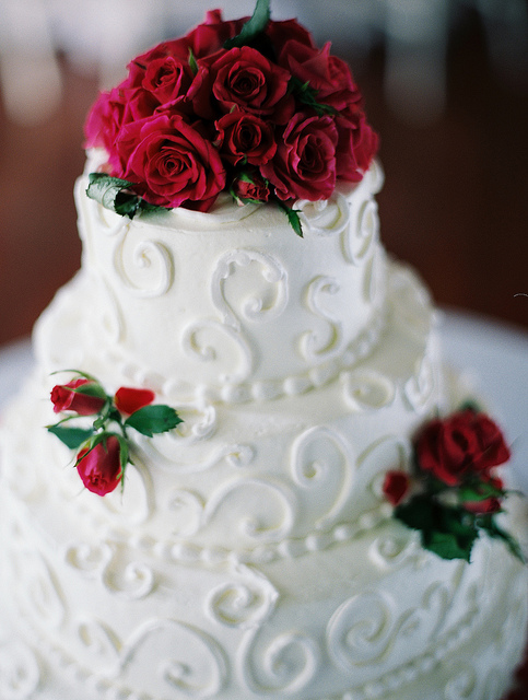 roses, weddingcake, amazing and bridal