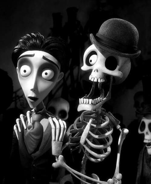 tie, johnny depp, noiva cadaver and body